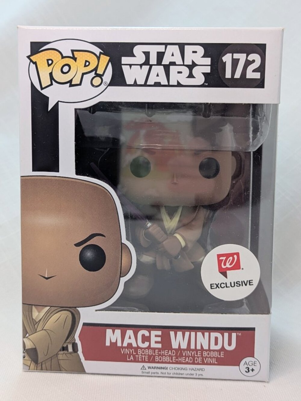 Funko Pop MACE WINDU Walgreens Exclusive STAR WARS Figure 172 NEW